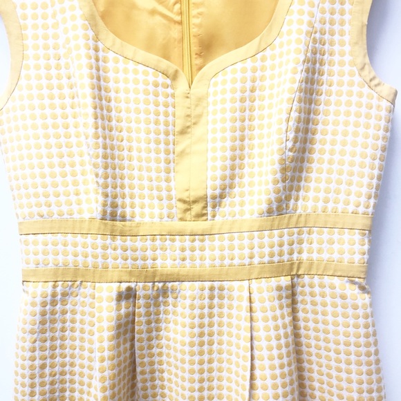 Antonio Melani Dress, Sleeveless, Yellow Polka Dot - Picture 4 of 7
